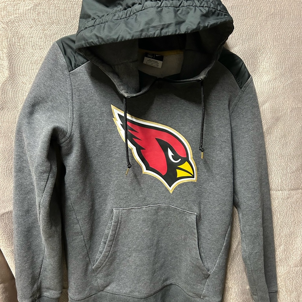 NFL Gray Hoodie with Red and Yellow Logo